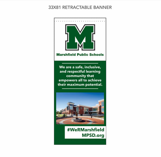 Retractable Banner Insert - Marshfield Public Schools