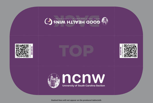 Custom Tablecloth - NCNW (Retired Logo Design)