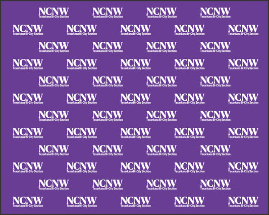 Custom Step & Repeat Banner & Stand - NCNW Texarkana