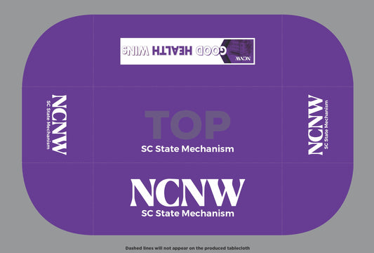 Custom Tablecloth - NCNW - SC - 2025 Logo
