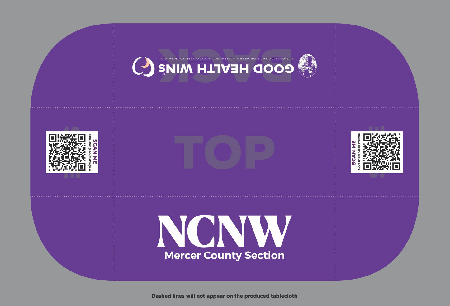 Custom Tablecloth - NCNW (New Logo Design)
