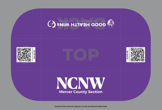 Custom Tablecloth - NCNW (New Logo Design)