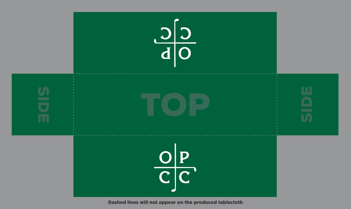 Custom Fitted Tablecloth - OPCC