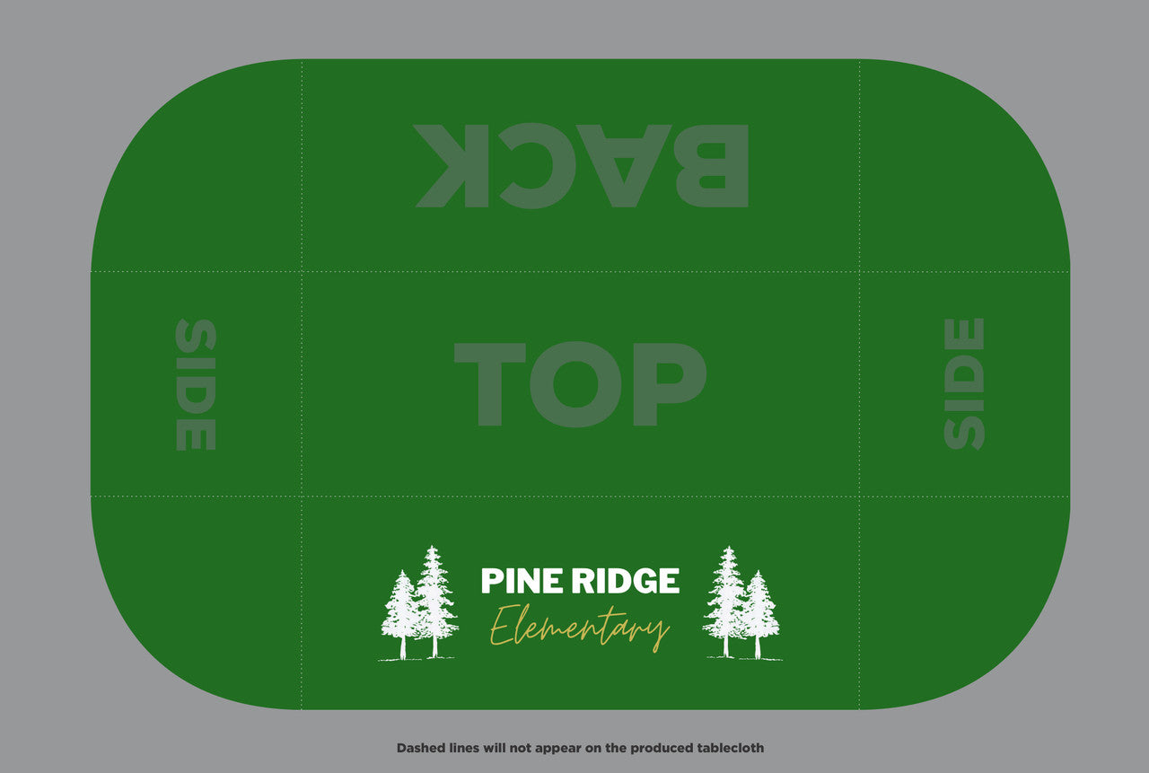 Custom Tablecloth - Pine Ridge Elem