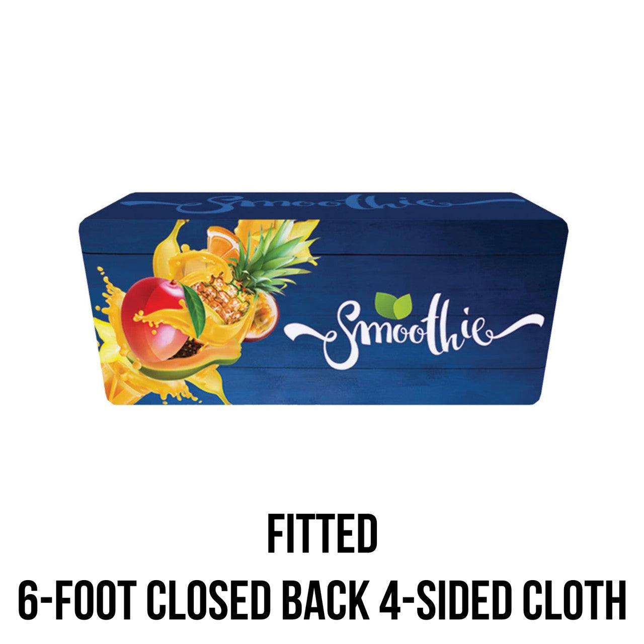 Premium Grade Custom Fitted Style Tablecloth - Multiple Sizes