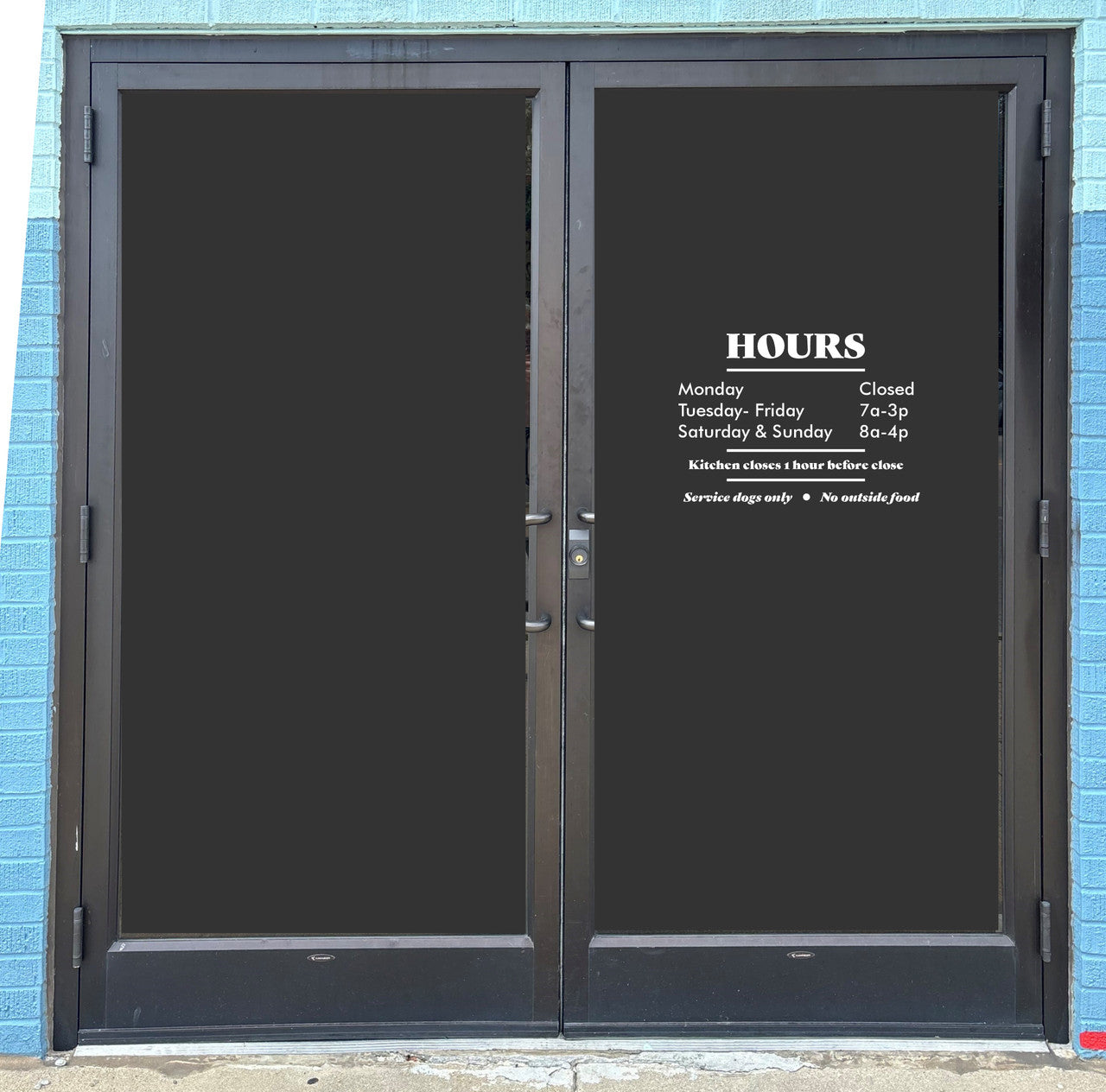 Custom Decal - Proud Hound Door