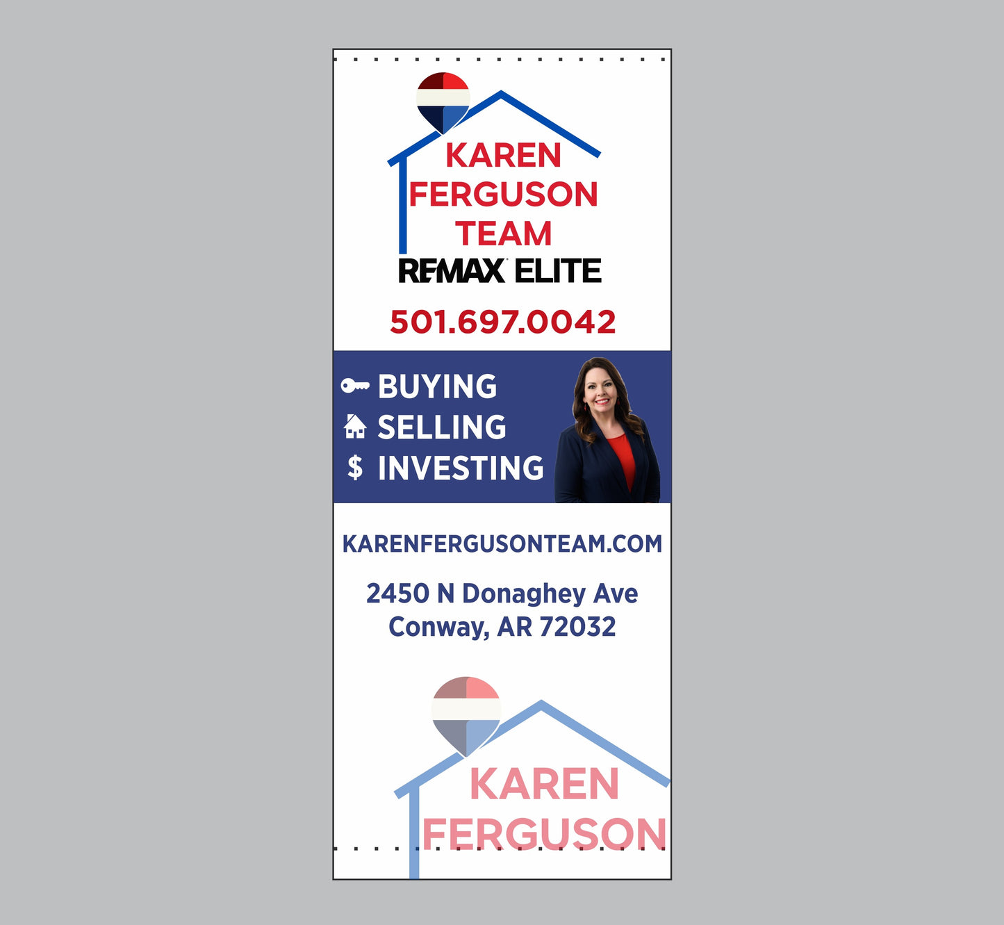 Custom Retractable Banner - Remax Elite Karen Ferguson Team (2025)