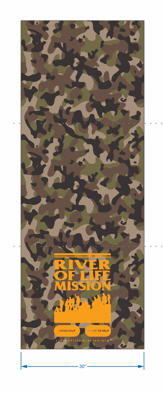 Custom Table Runner - River of Life v2