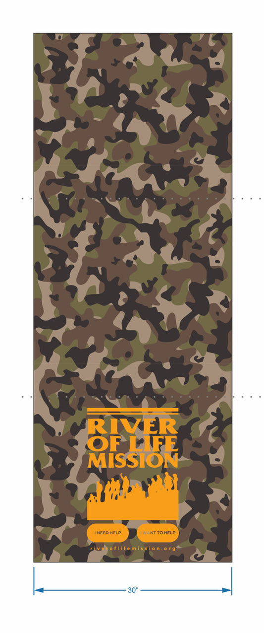 Custom Table Runner - River of Life v2