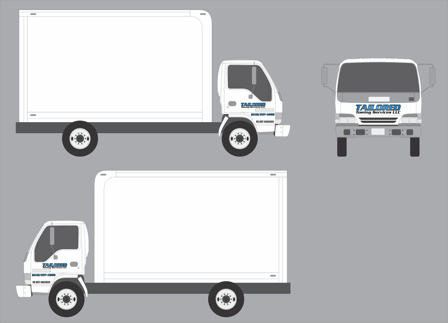 Custom Decal Package - Tailored Towing