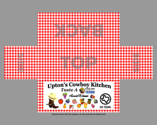 Custom Tablecloth - Uptons Cowboy Kitchen