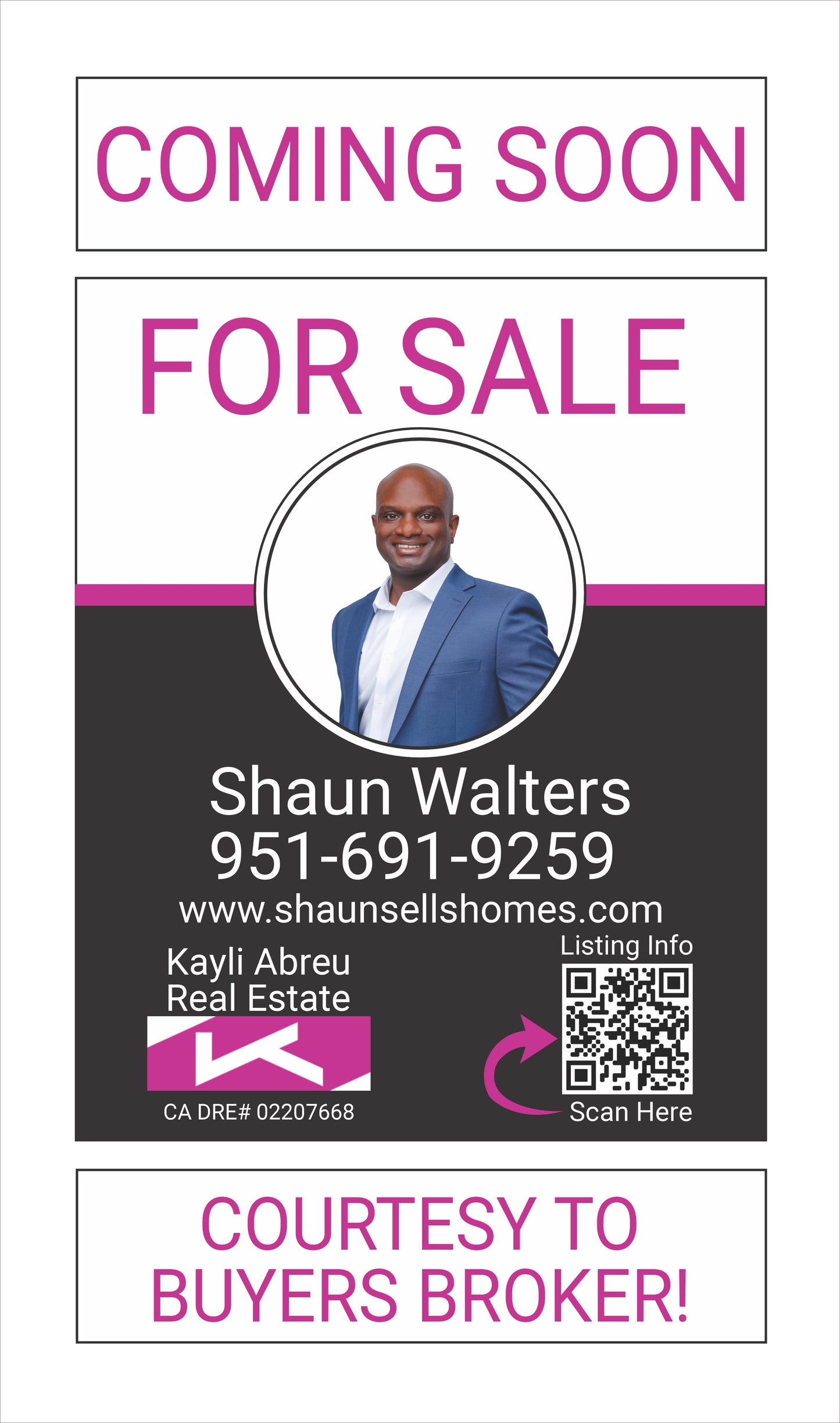 Custom Real Estate Sign Package #2 - Shaun Walters