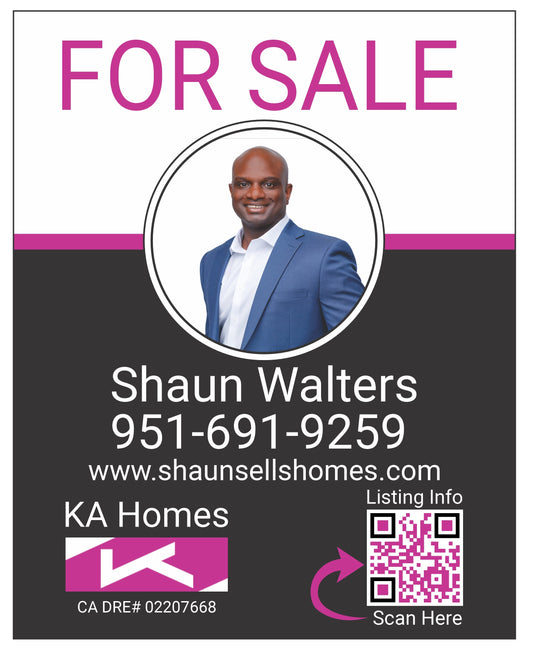 Custom Real Estate Sign Package #3 - Shaun Walters