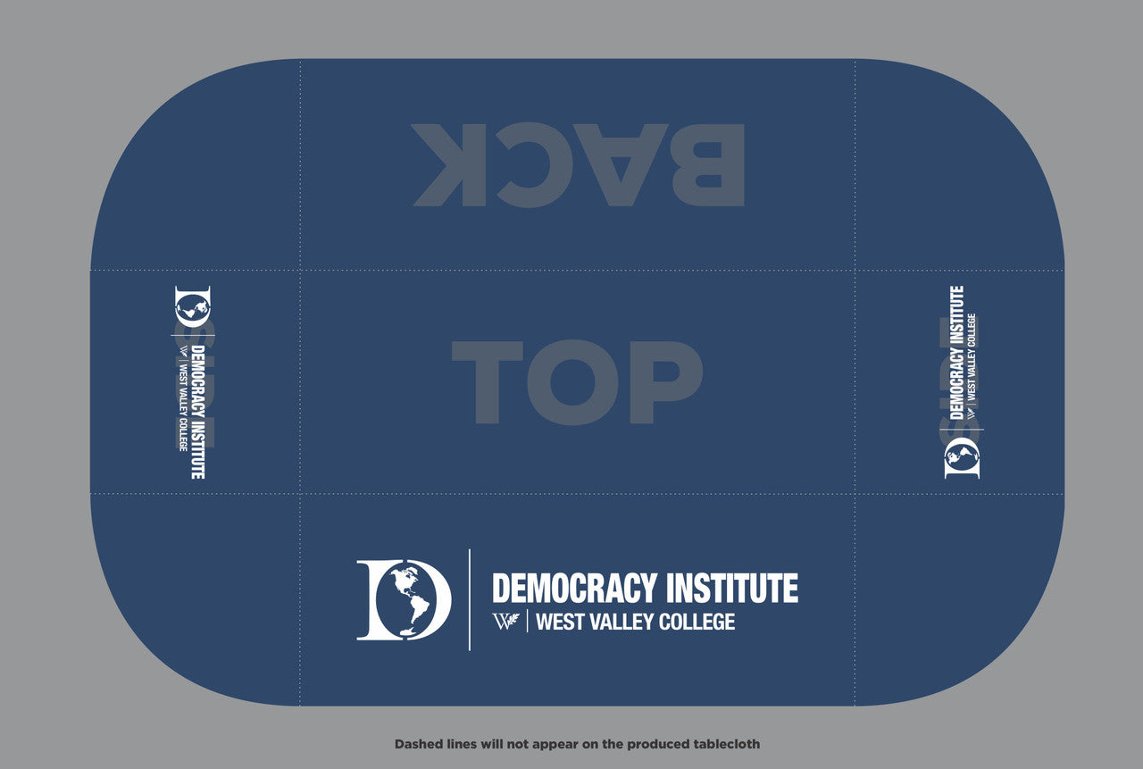 Custom Tablecloth - West Valley Democracy Institute