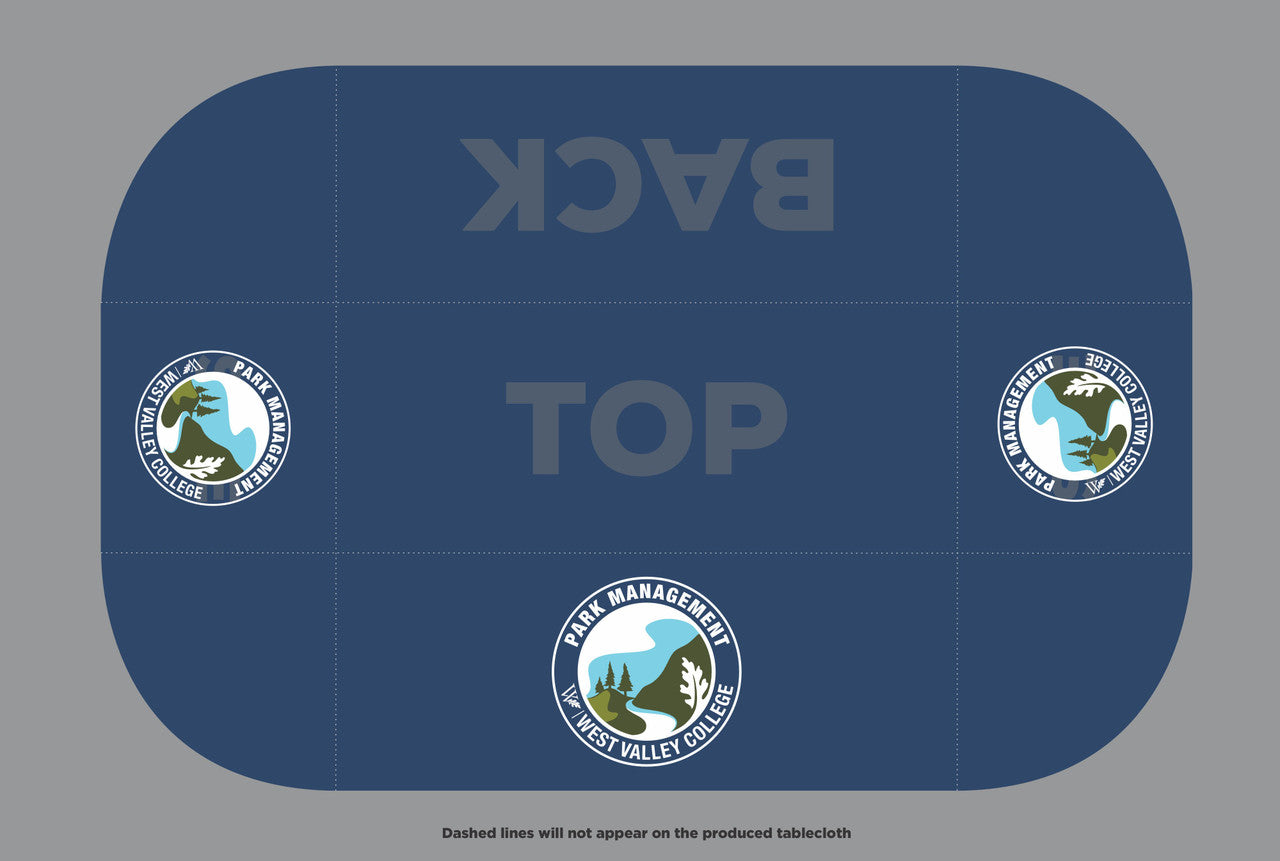 Custom Tablecloth - West Valley Park Management
