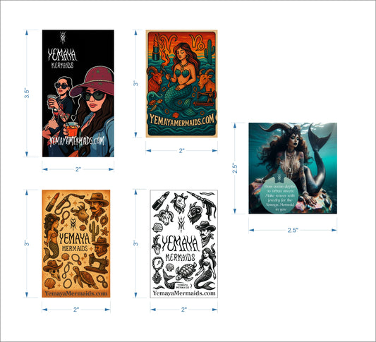 Custom Stickers - Yemaya Mermaids